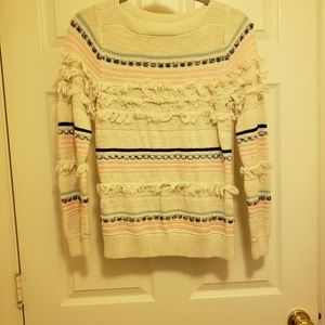 Ann Taylor Loft Ruffle Sweater